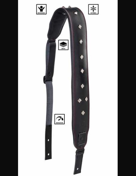 Stefy SLST505B Tracolla Cuoio Chitarra