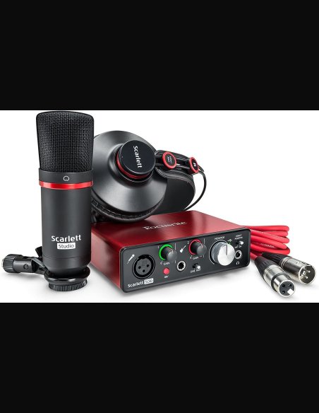 Focusrite Scarlett Solo Studio Pack 2'Generazione Interfaccia