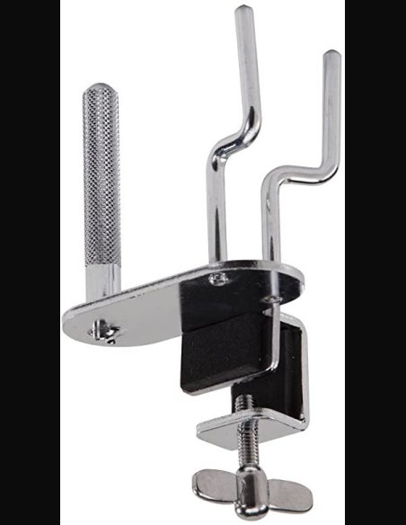 Peace CB9 Supporto Doppio per Cowbell e Wood Block c/aggacio al Cerchio Grancassa