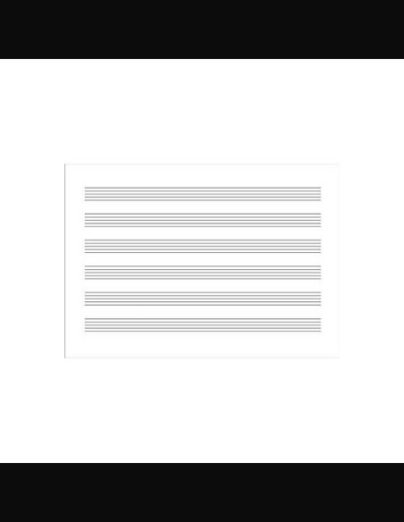 MGB3 Quaderno Pentagrammato Piccolo