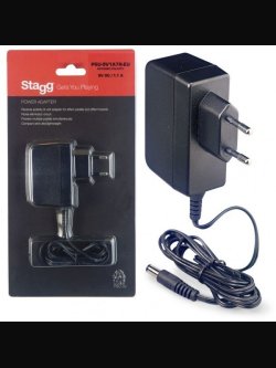 Stagg PSU 9V 1A7R Alimentatore per Effetti