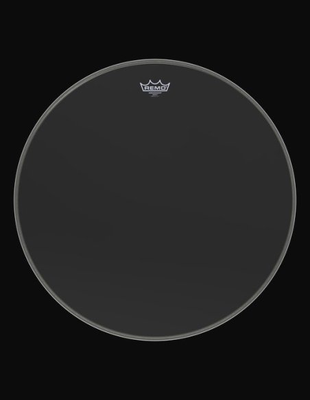 Remo Ebony Ambassador 24 Pelle Nera Grancassa