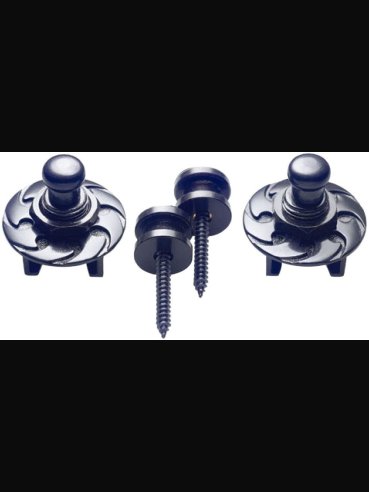 Stagg SSL1 BK Strap Button And Lock Nero