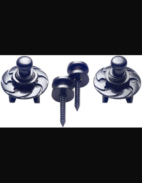 Stagg SSL1 BK Strap Button And Lock Nero