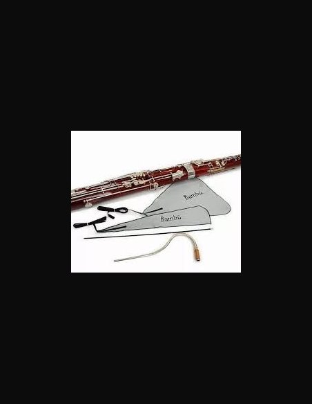 Bambù KL03 Microfibre Cleaning Bassoon Kit 1 Boot Joint + 1 Wing Joint Swab + Flexible Bocal Brush