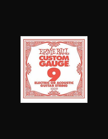 Ernie Ball 1009 Corda Singola Plain