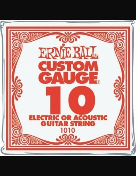 Ernie Ball 1010 Corda Singola Plain