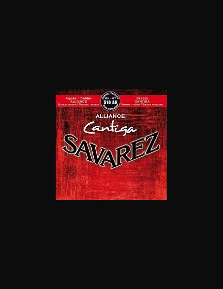 Savarez Alliance Cantiga 510AR Muta Corde Chitarra Classica