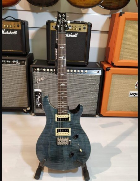 PRS SE Custom 24 Birds TR3WB WhaleBlue 2018