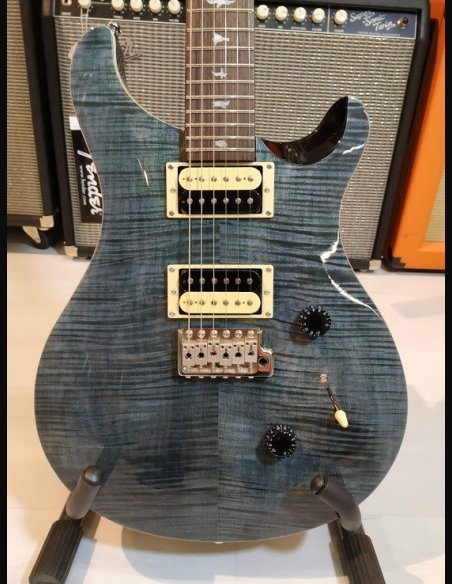 PRS SE Custom 24 Birds TR3WB WhaleBlue 2018