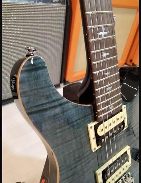 PRS SE Custom 24 Birds TR3WB WhaleBlue 2018