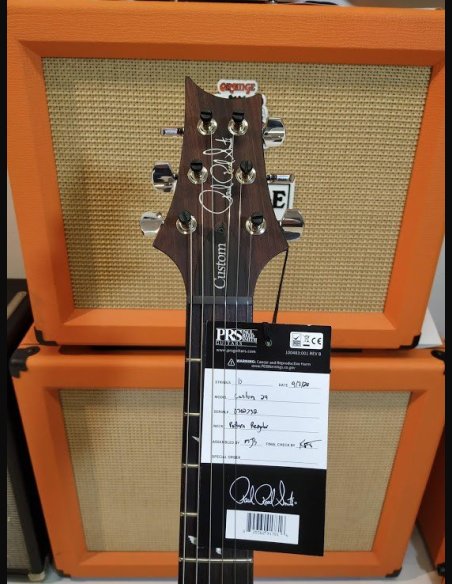 PRS Custom 24 TR 5WB Black Gold Burst 85/15 Gen3