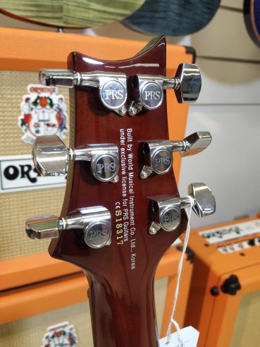 PRS SE Custom 24 Birds TR3WB Tobacco Sunburst 85/15