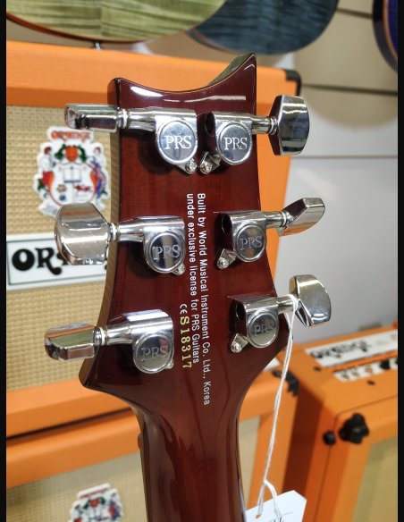 PRS SE Custom 24 Birds TR3WB Tobacco Sunburst 85/15