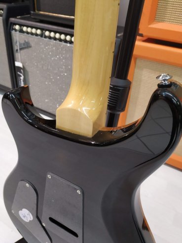 PRS SE Custom 24 Quilted Maple Neck Vintage Black Gold Burst