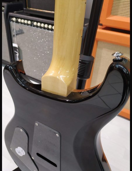 PRS SE Custom 24 Quilted Maple Neck Vintage Black Gold Burst