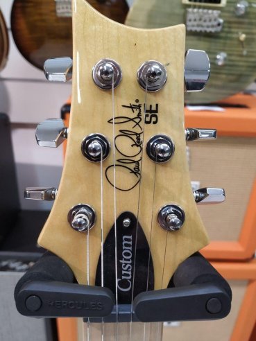 PRS SE Custom 24 Quilted Maple Neck Vintage Black Gold Burst