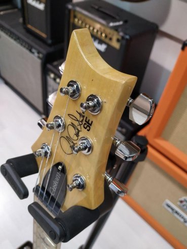 PRS SE Custom 24 Quilted Maple Neck Vintage Black Gold Burst