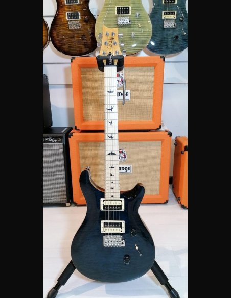 PRS SE Custom 24 Vintage Quilted Maple Neck Whale Blue