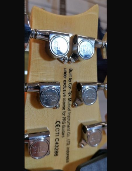 PRS SE Custom 24 Vintage Quilted Maple Neck Whale Blue