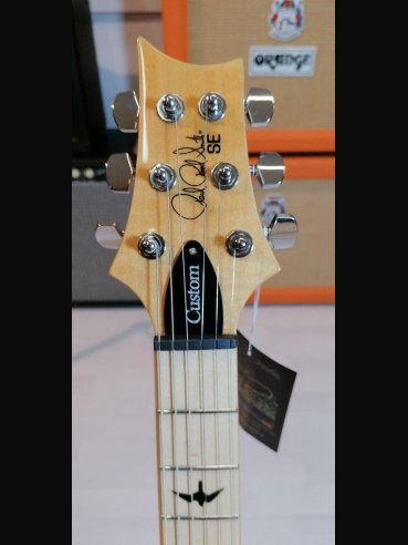 PRS SE Custom 24 Vintage Quilted Maple Neck Whale Blue