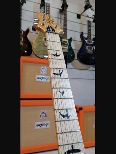 PRS SE Custom 24 Vintage Quilted Maple Neck Whale Blue