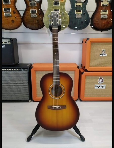 S&P Songsmith Sunburst Small Size Chitarra Folk