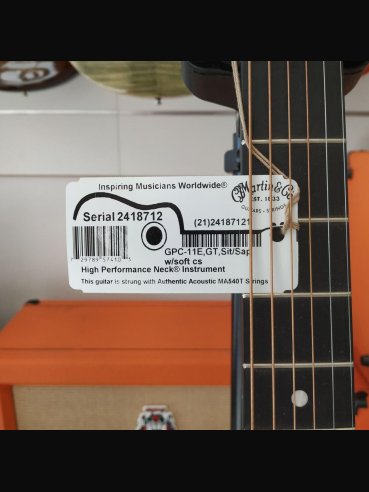 Martin GPC-11E Chitarra Folk Elettrificatal w/soft shell