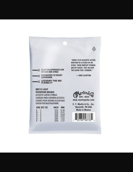 Martin MEC12 Light PH Muta Chitarra Folk