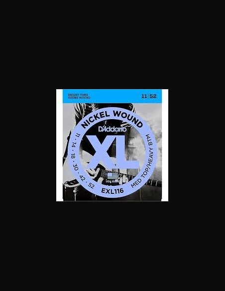 D'Addario EXL116 011-052 Muta Corde Chitarra Elettrica