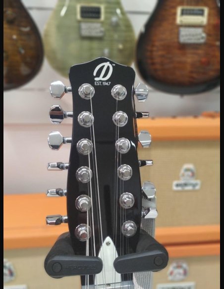 Danelectro 59 Vintage 12 Strings Black Chitarra Elettrica