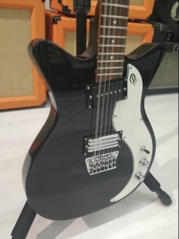 Danelectro 59 Vintage 12 Strings Black Chitarra Elettrica