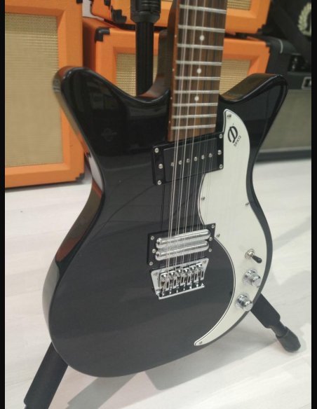 Danelectro 59 Vintage 12 Strings Black Chitarra Elettrica