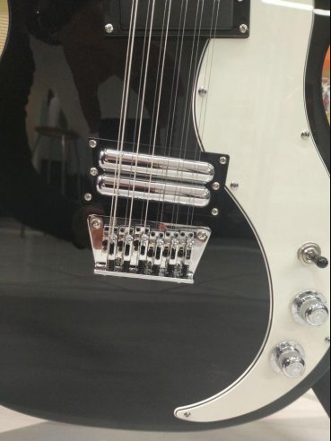 Danelectro 59 Vintage 12 Strings Black Chitarra Elettrica