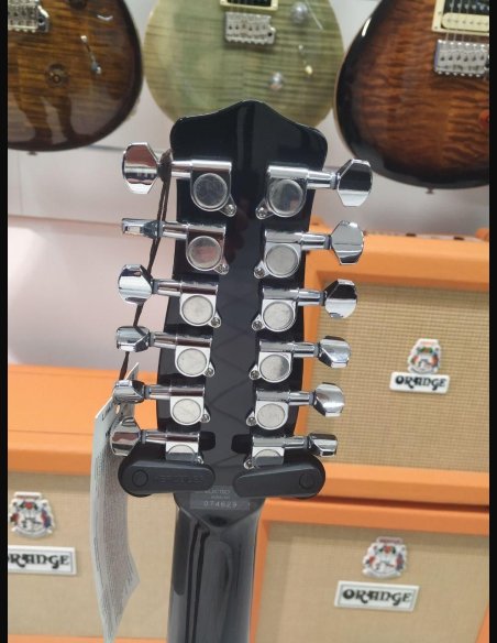 Danelectro 59 Vintage 12 Strings Black Chitarra Elettrica