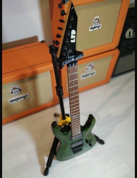 ESP LTD MH100 QM Transpared Green Chitarra Elettrica