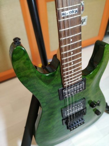 ESP LTD MH100 QM Transpared Green Chitarra Elettrica