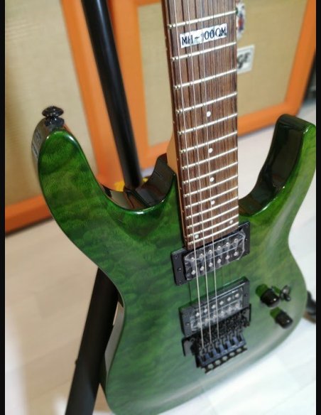 ESP LTD MH100 QM Transpared Green Chitarra Elettrica