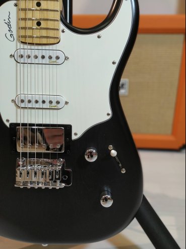 Godin Session Black Burst SG MN w/bag