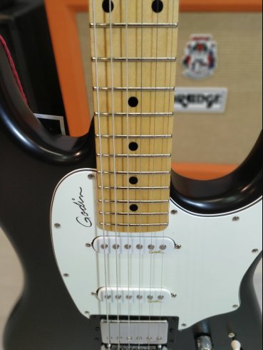 Godin Session Black Burst SG MN w/bag