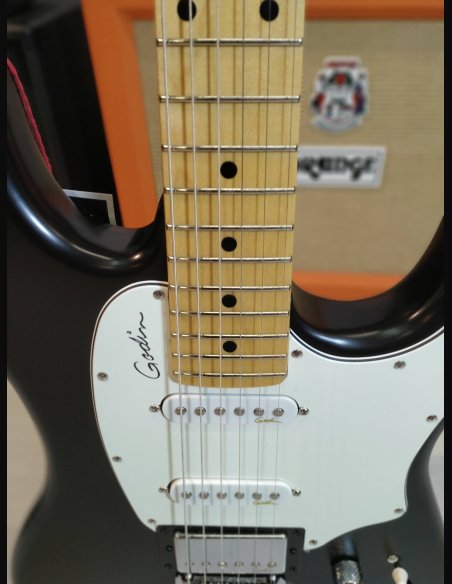 Godin Session Black Burst SG MN w/bag