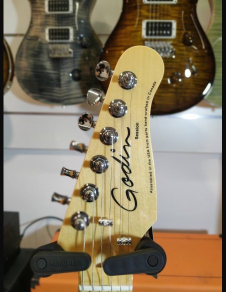 Godin Session Black Burst SG MN w/bag