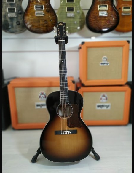 Sigmaguitars LM-SG00 Serie SG 00 Lucida Sunburst Chitarra Folk Elettrificata