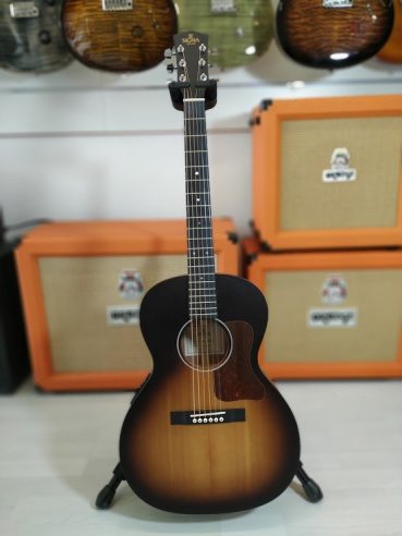 Sigmaguitars LM-SGE Satinata Sunburst Chitarra Folk Elettrificata