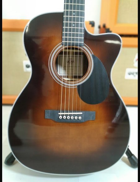 Sigmaguitars OMTC-1STE SB Serie 1 Corpo 000 Cunburst Chitarra Folk Elettrificata