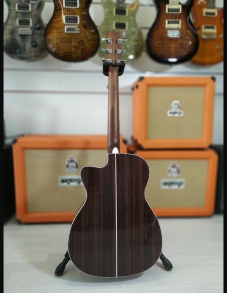 Sigmaguitars OMTC-1STE SB Serie 1 Corpo 000 Cunburst Chitarra Folk Elettrificata