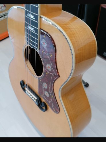 Sigmaguitars GJA-SG200 AN Serie SG Grand Jumbo Lucida Antique Natural Chitarra Folk Elettrificata