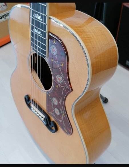 Sigmaguitars GJA-SG200 AN Serie SG Grand Jumbo Lucida Antique Natural Chitarra Folk Elettrificata