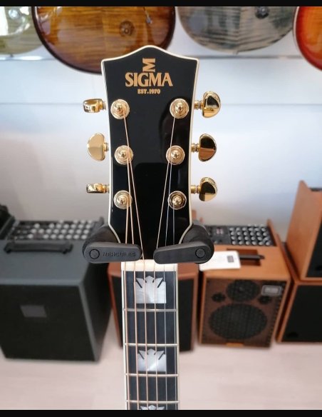 Sigmaguitars GJA-SG200 AN Serie SG Grand Jumbo Lucida Antique Natural Chitarra Folk Elettrificata