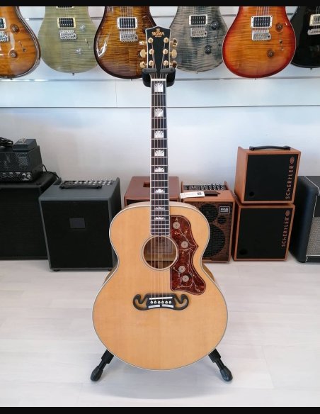 Sigmaguitars GJA-SG200 AN Serie SG Grand Jumbo Lucida Antique Natural Chitarra Folk Elettrificata